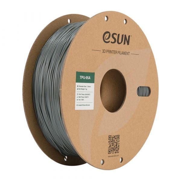 Filamento para Impressão 3D ESUN ETPU-95A (Cinzento)