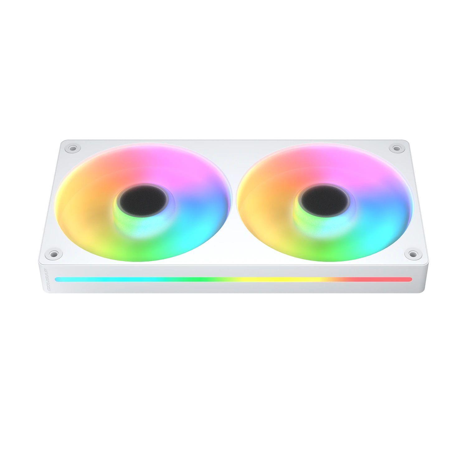 Sistema de Refrigeração Líquida COUGAR Poseidon Vistek Pro 240 (120 mm - 2500 RPM - Multi - Branco) — miniatura 3