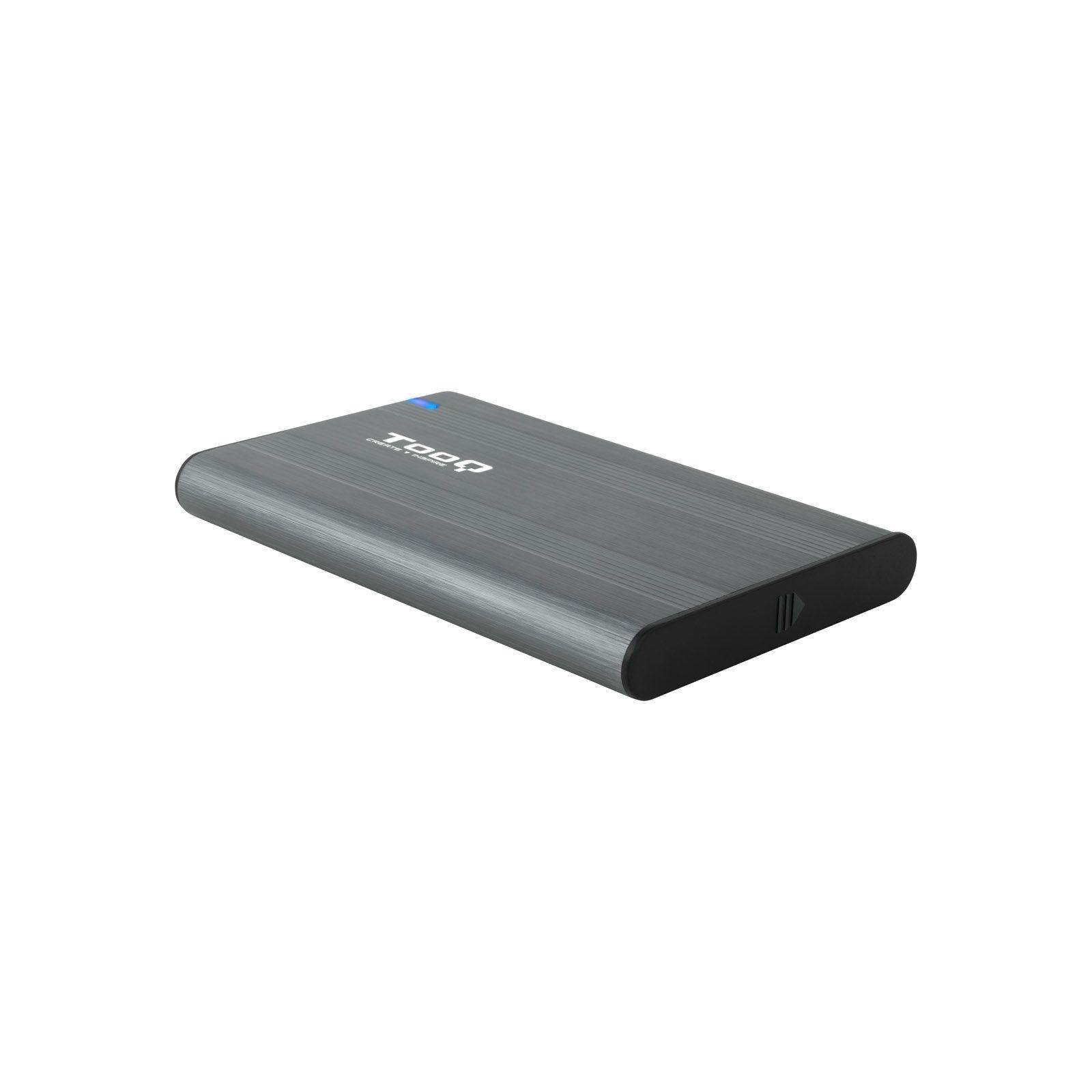 Caixa Externa TOOQ TQE-2503G (2,5" SATA - USB 3.2 Gen 1 - Cinzento)