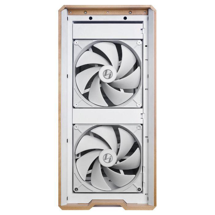 Caixa de Computador LIAN LI LANCOOL 217 (ATX, E-ATX, SSI EEB - Midi Tower - Aço, vidro temperado, madeira - Branco/Madeira) — miniatura 3