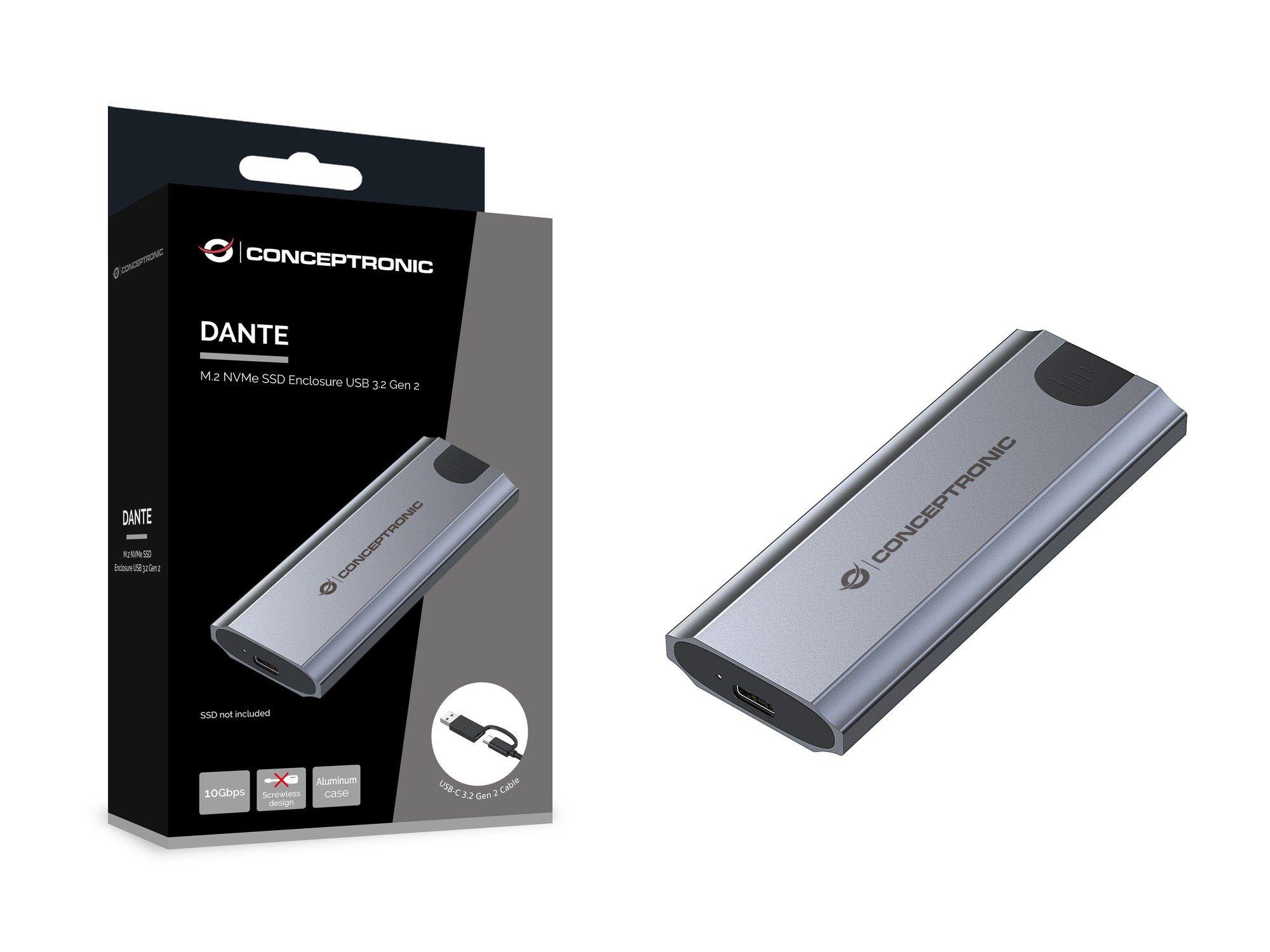 Caixa Externa para SSD M.2 CONCEPTRONIC DANTE05G (M.2 - Cinzento) — miniatura 5