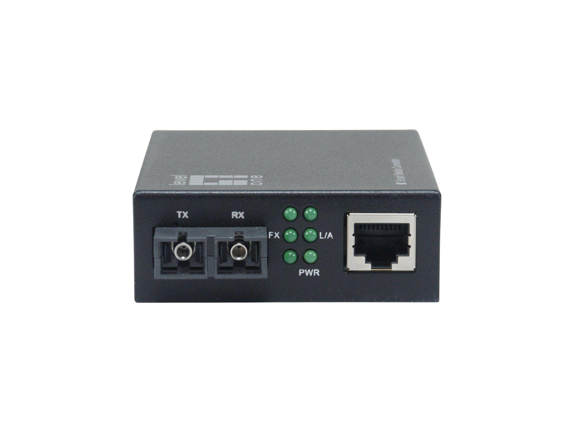 Conversor de Média de Rede LEVEL ONE GVM-2002 (1000 Mbit/s - Preto)