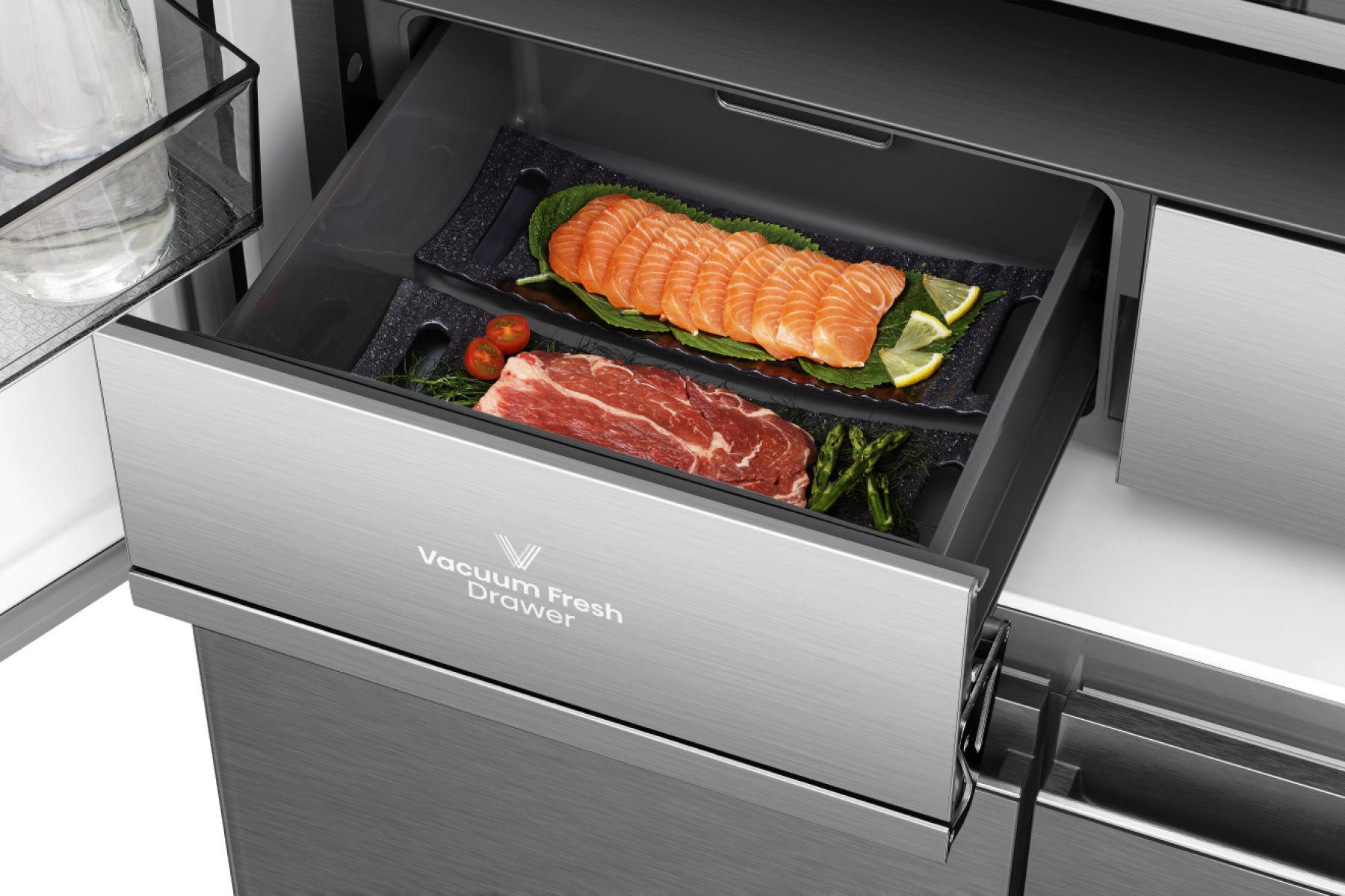 Frigorífico Americano Independente HISENSE RQ5P605NSVE (591 L - 190x91,1x60 cm - 190 cm - Inox), miniatura 10