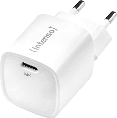 Carregador USB-C INTENSO W30C² GaN (30 W - Branco)
