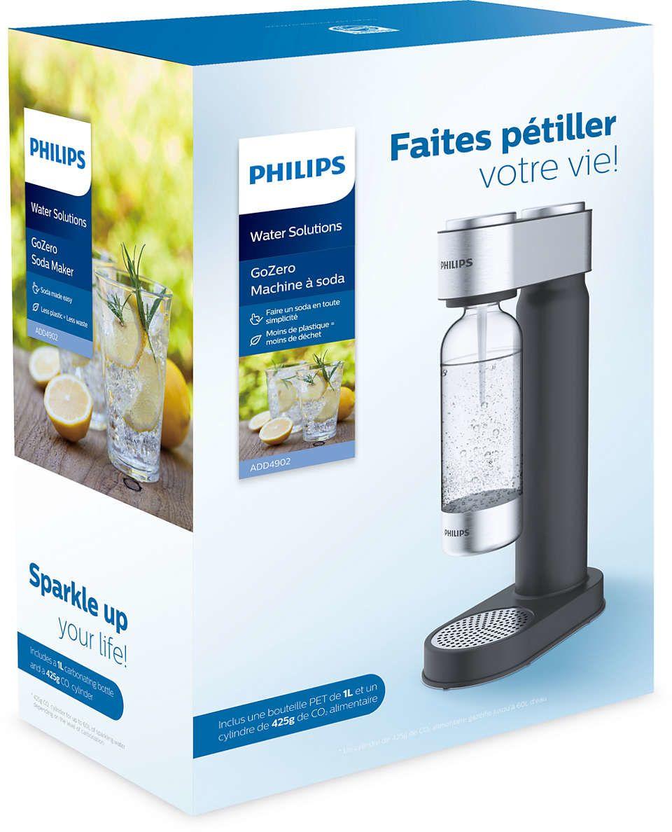 Máquina de Carbonatação de Água PHILIPS GoZero ADD4902BK/10 (Altura 42,35 cm - Preto), miniatura 7