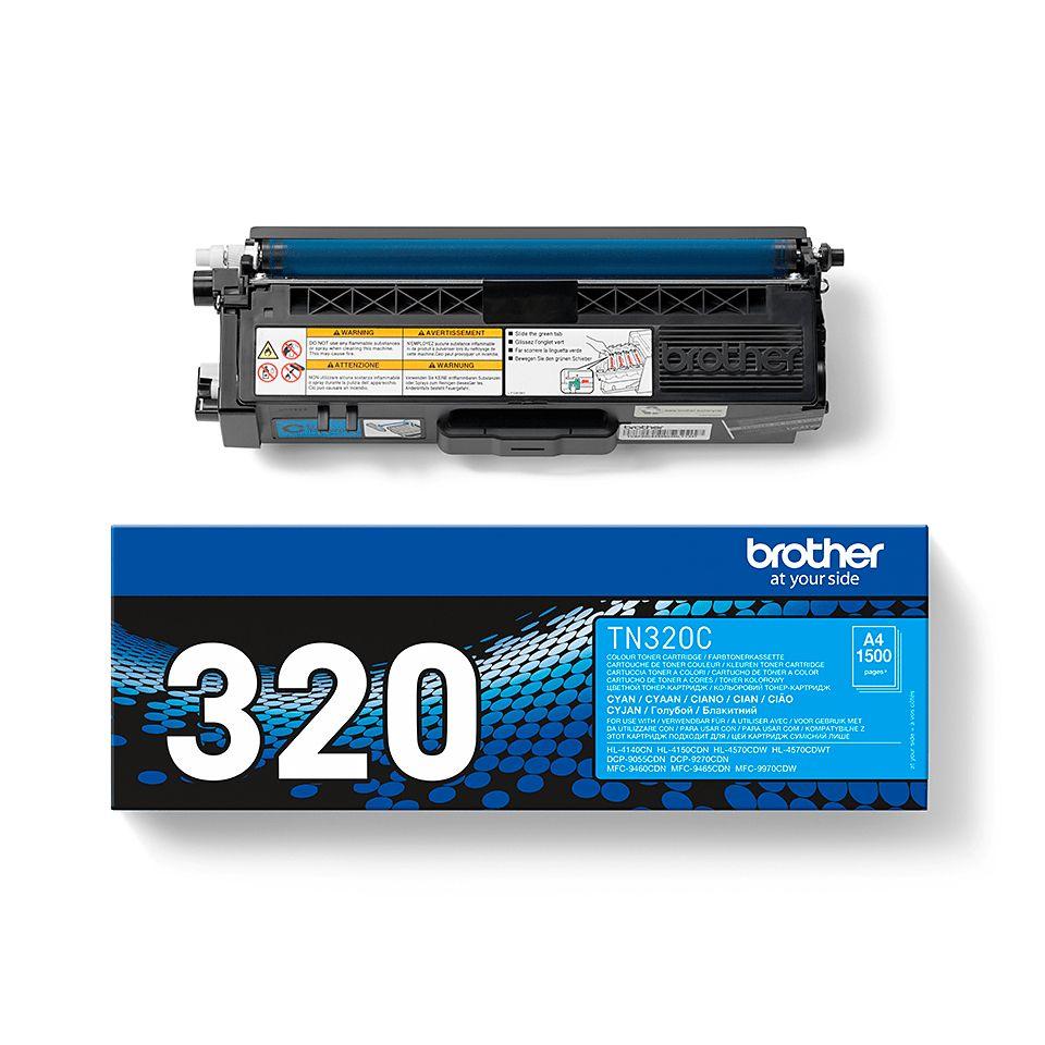 Toner BROTHER TN-320C (1500 páginas - Ciano) — miniatura 2