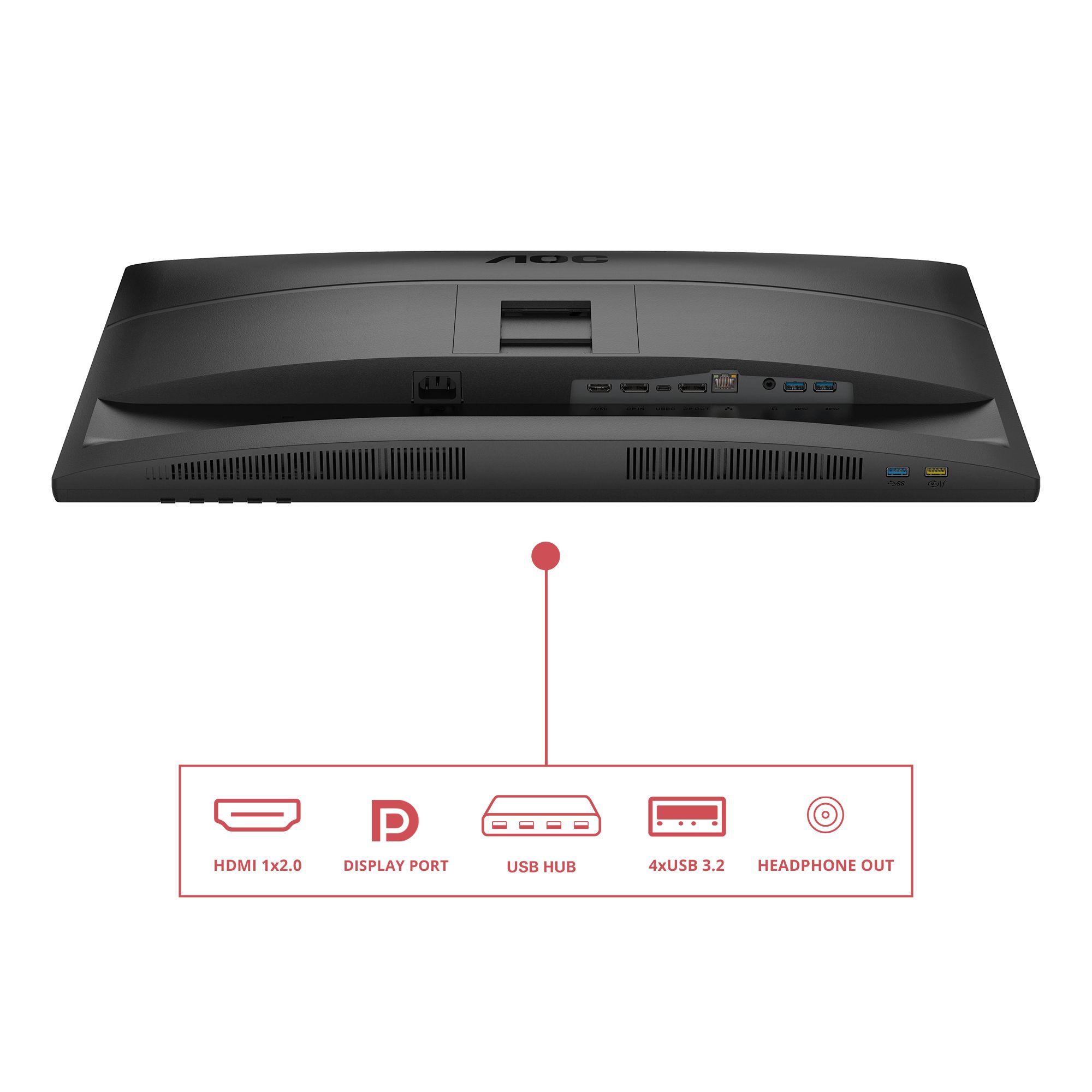 Monitor AOC Q27E4CV (27" - IPS - 120 Hz - Preto) — miniatura 5