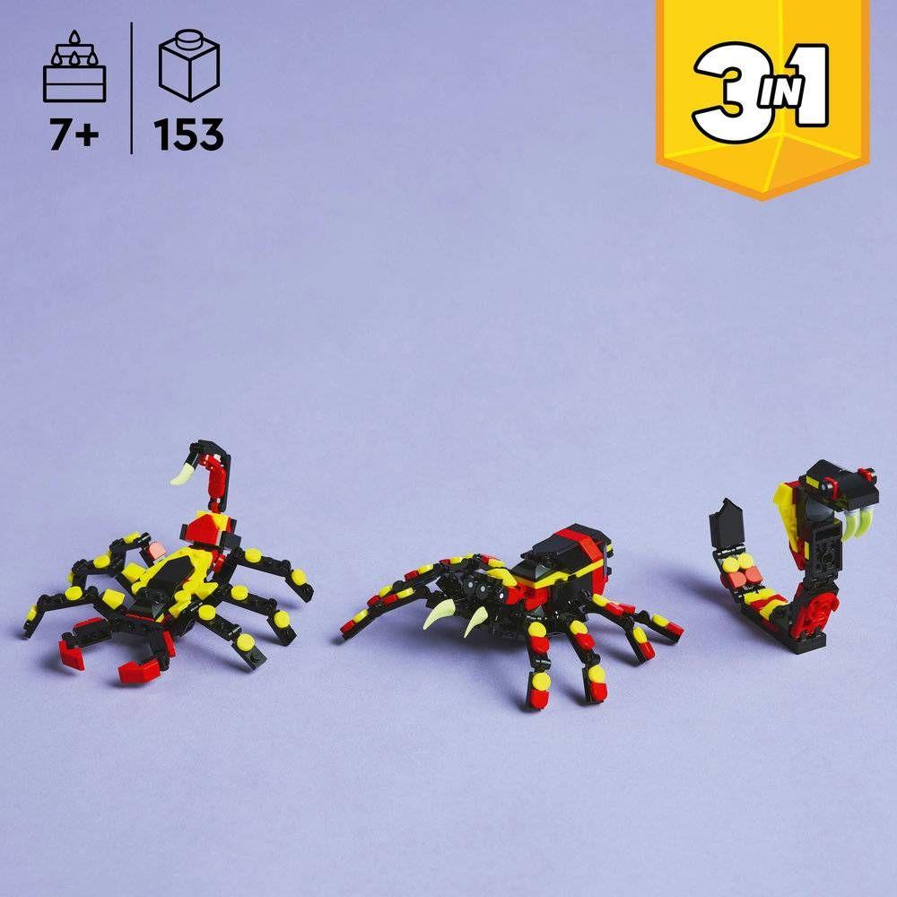 LEGO 31159 Creator Animais Selvagens: Aranha Surpreendente (7+ anos - 153 peças), miniatura 4