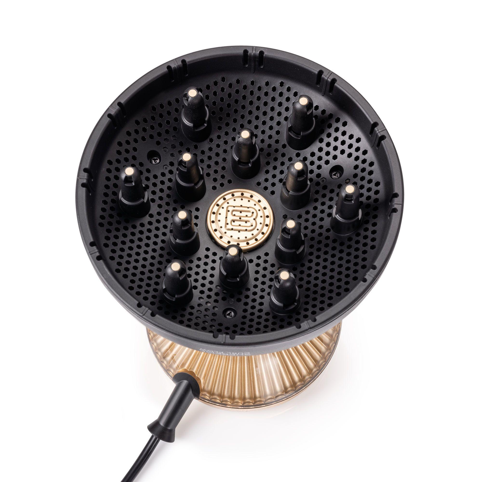 Secador de Cabelo BELLISSIMA Diffon Supreme Ion Care XL (Cerâmica - Preto/Dourado) — miniatura 2