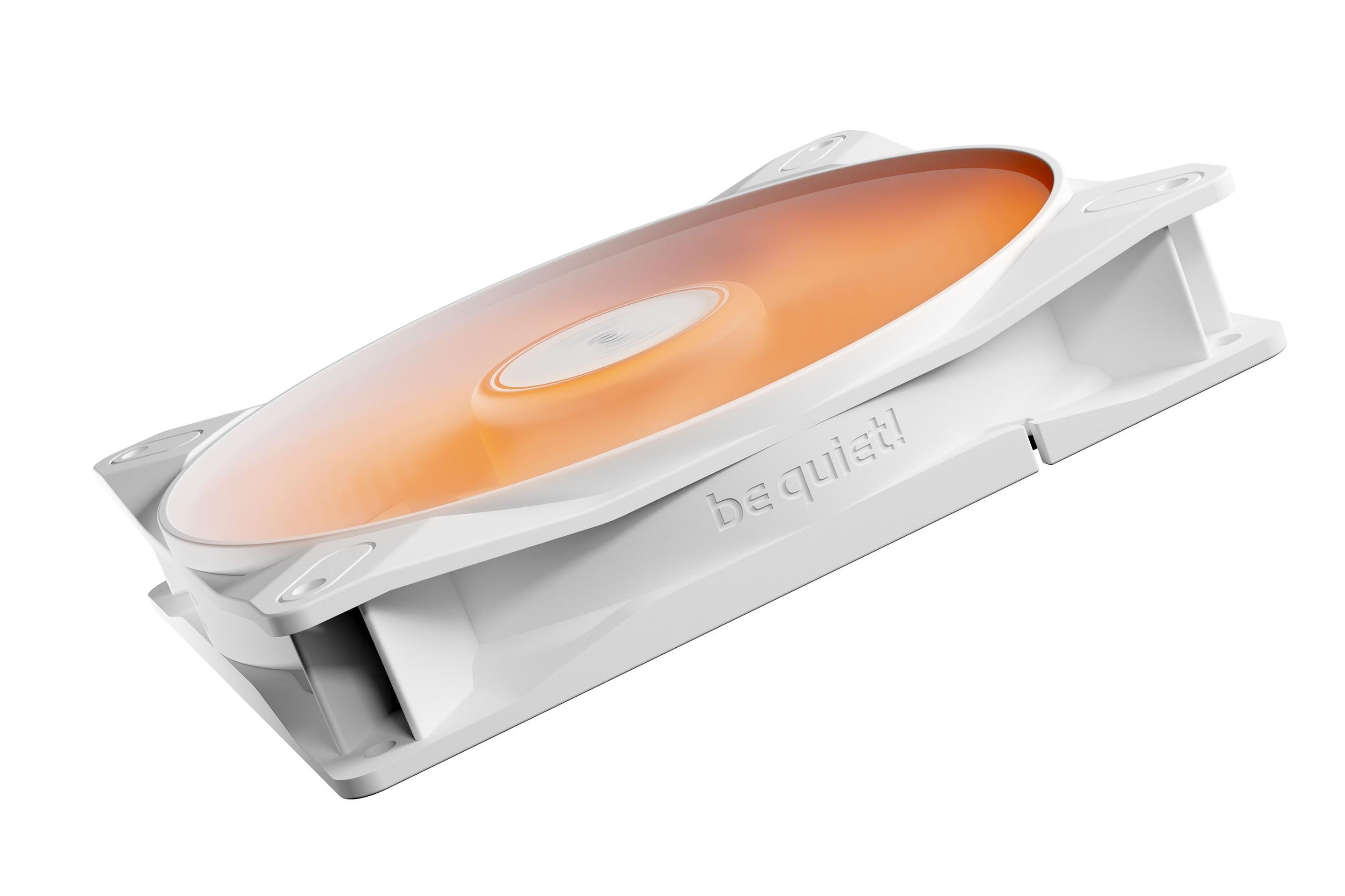 Conjunto de Ventoinhas para Caixa PC BE QUIET! Light Wings LX 140mm PWM 3-Pack (Branco), miniatura 3