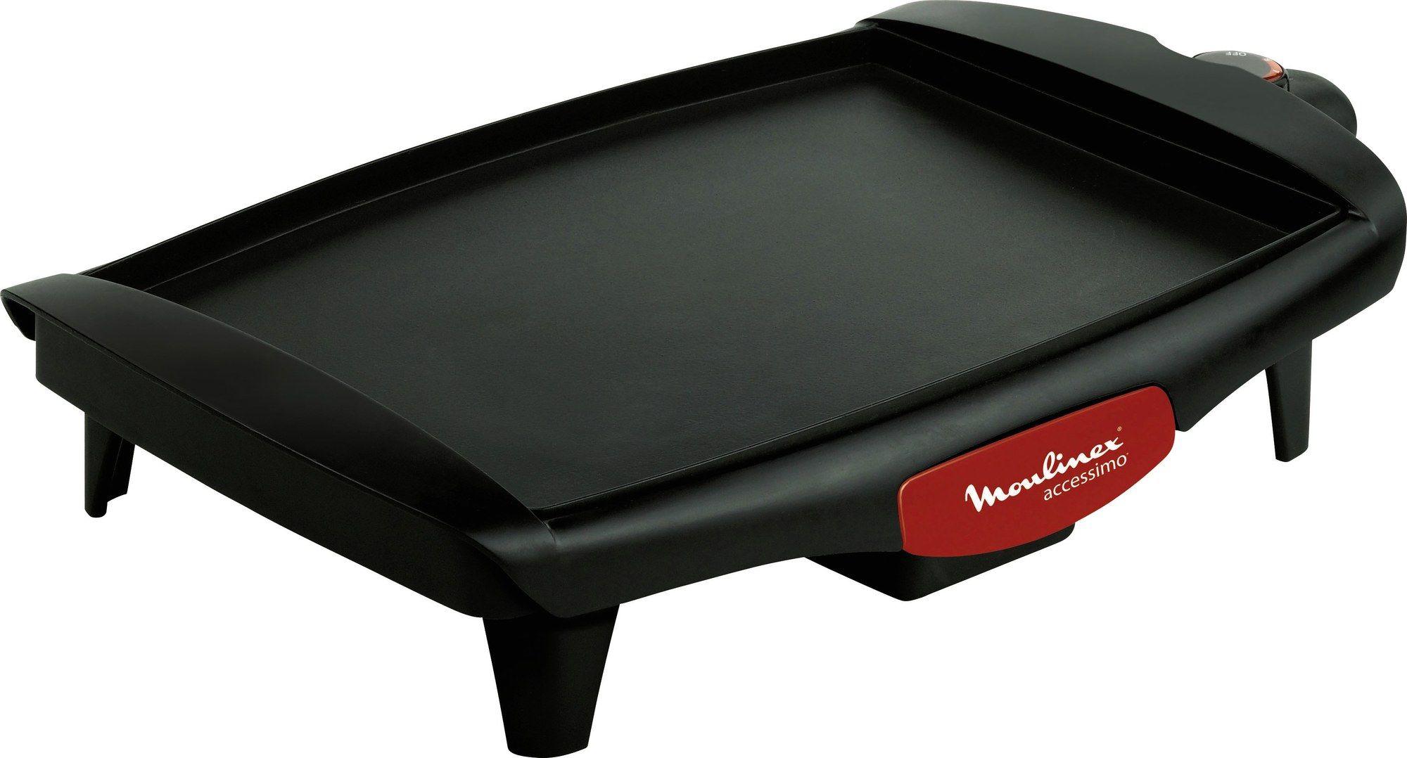 Grelhador MOULINEX Acessimo CB560811 (Altura 10 cm - Preto e Vermelho)