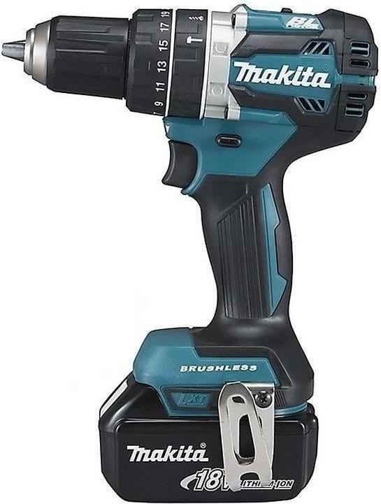 Berbequim com Percussão MAKITA DHP484RTJ (Preto e Azul), imagem 1