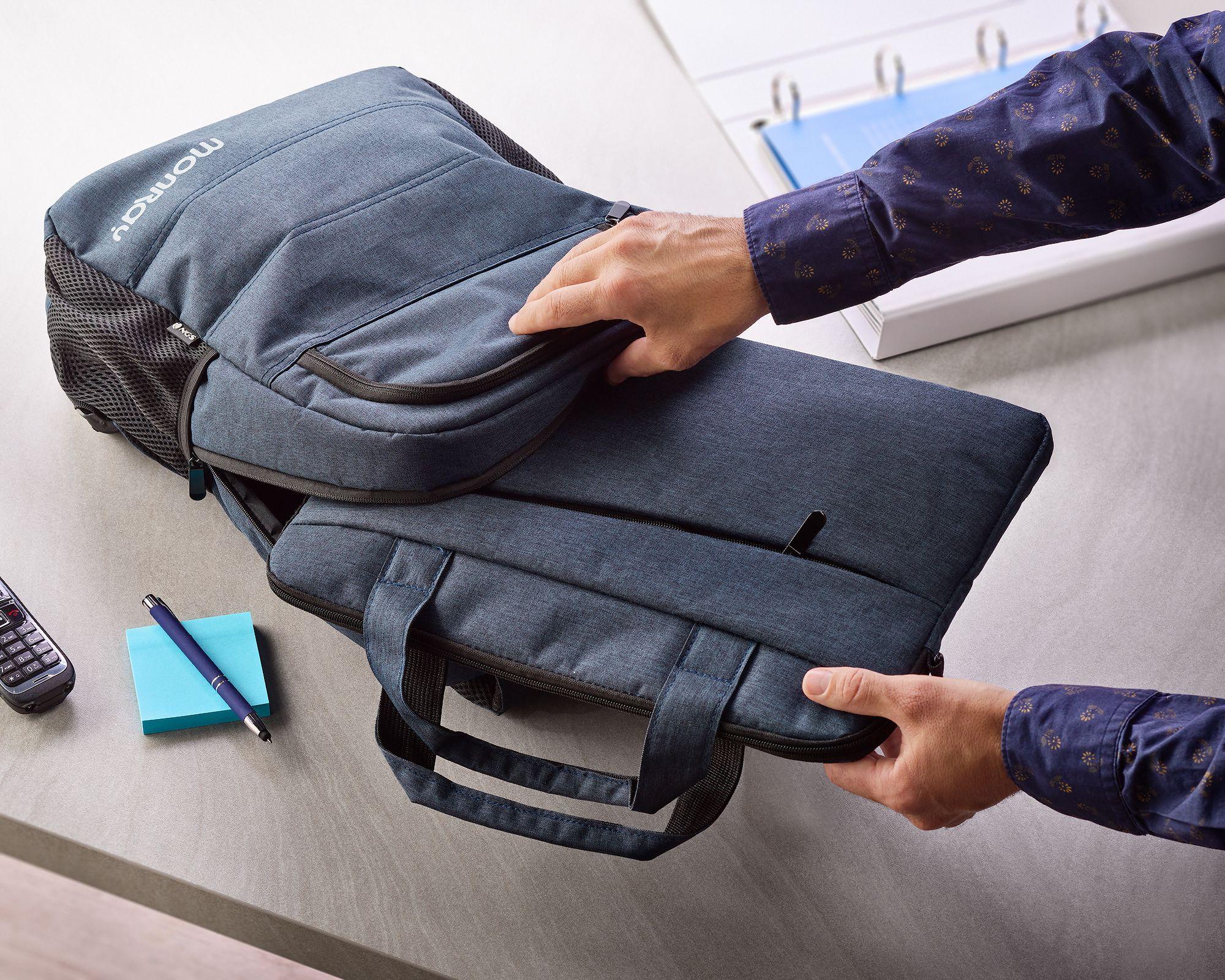 Mochila para Portátil NGS Monray Charter (15,6" - Azul Escuro) — miniatura 6