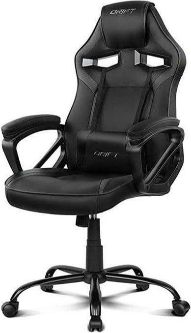 Cadeira Gaming DRIFT DR50B (120 kg - 8 cm - 0 a 15° - Preto)