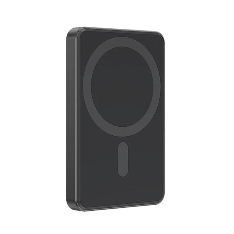 Bateria Externa GEMBIRD PB05-WPC15M-01 (Sem fios magnético - MagSafe - USB Type-C - Preto)