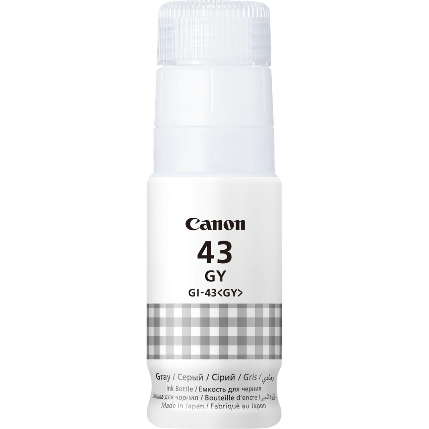 Garrafa de Tinta CANON GI-43 GY 4707C001 (Cinzento)