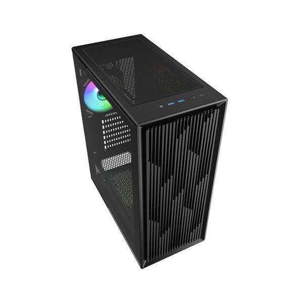 Caixa de Computador SHARKOON VK2 RGB (ATX, Micro ATX, Mini-ITX - Full Tower - 16 cm - Preto) — miniatura 3