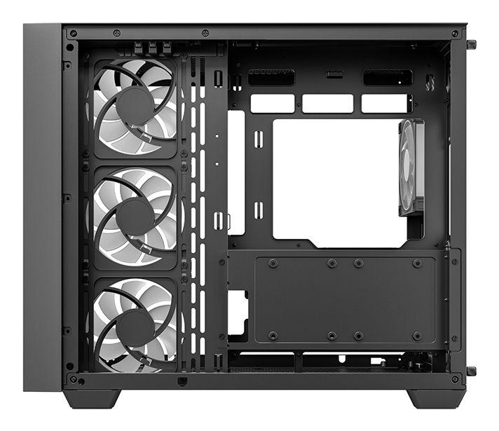 Caixa de Computador DEEPCOOL CG530U 4F (ATX, Micro ATX, ITX - Tower - ABS, SPCC, vidro temperado - Preto) — miniatura 4