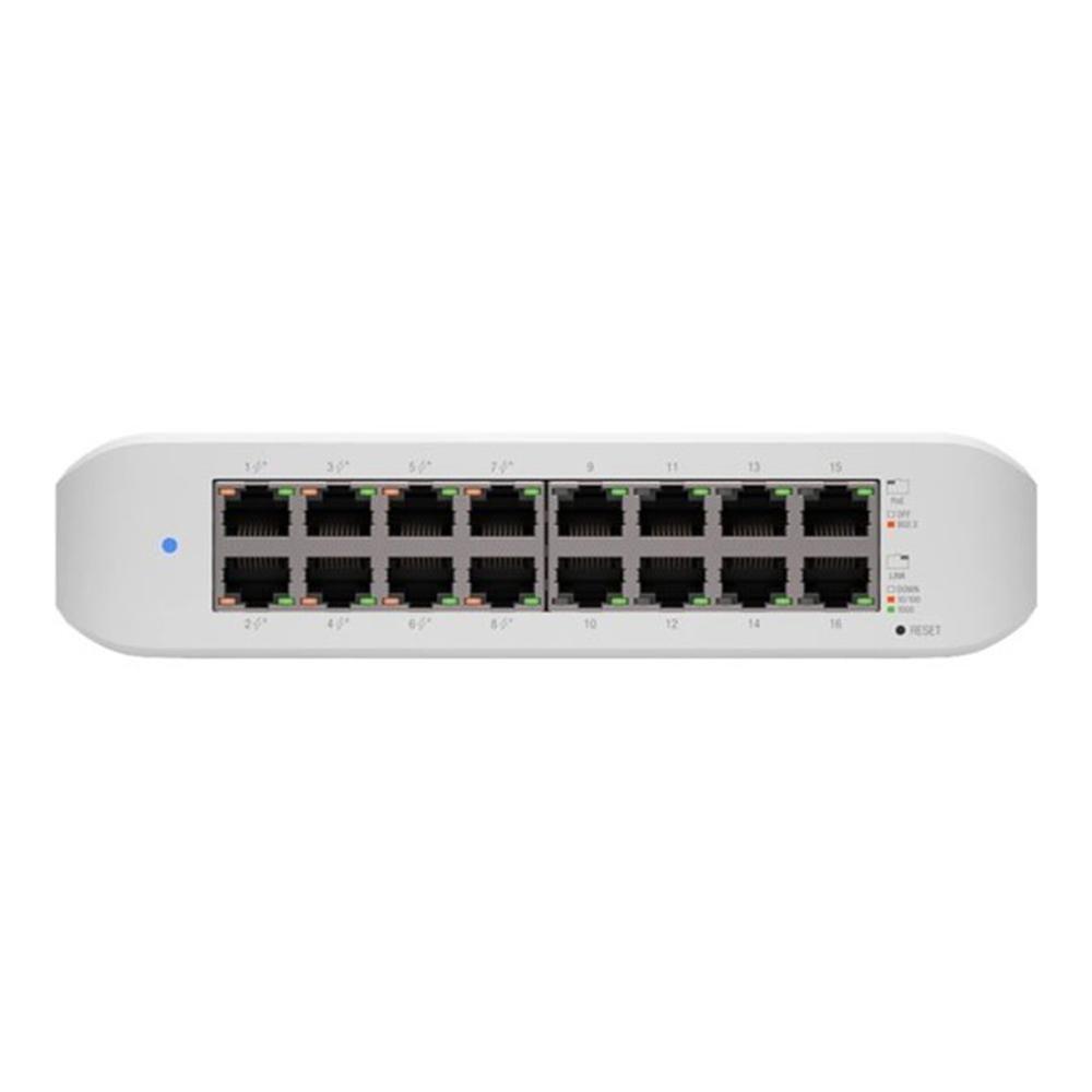 Switch UBIQUITI USW-LITE-16-POE (Gigabit Ethernet - 16 Gbit/s - L2 - Branco)
