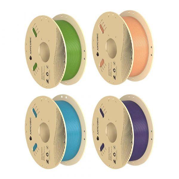 Conjunto de Filamentos PLA ANYCUBIC HPL20-101-4 (Sortido)