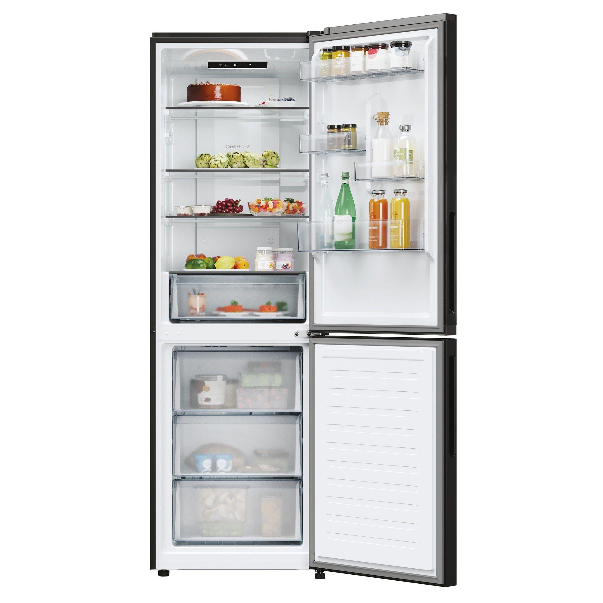 Frigorífico Combinado Independente CANDY CNCQ2T618EB (355 L - hOn - 185x59,5x66,7 cm - Preto) — miniatura 2