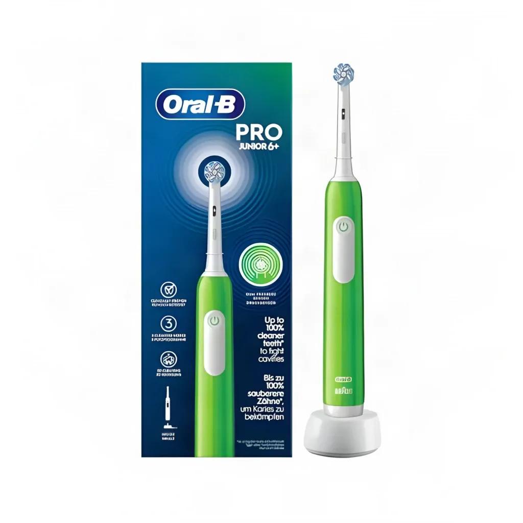 Escova de Dentes Elétrica ORAL-B Pro Junior 6+ (Verde)