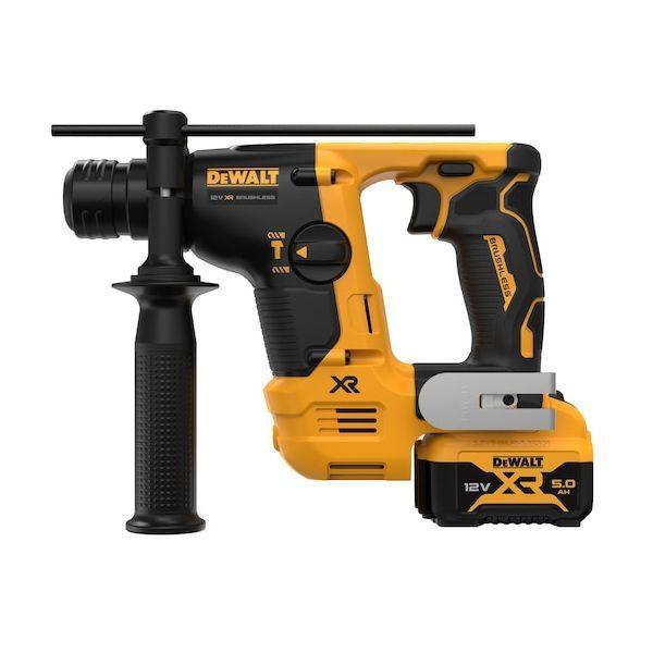Martelo Perfurador a Bateria DEWALT DCH072P2-QW (12 V - Iões de lítio - Amarelo e Preto), miniatura 2