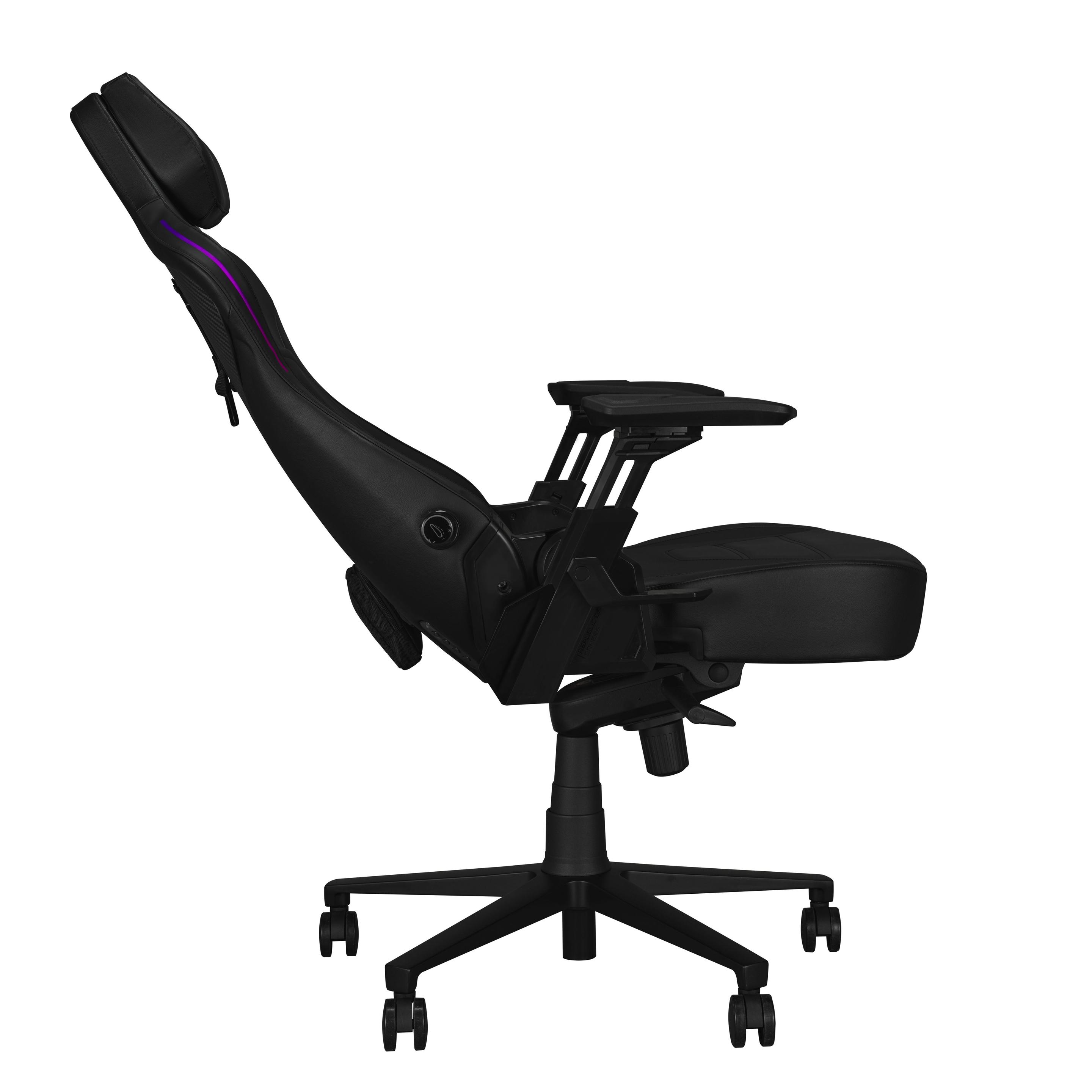 Cadeira Gaming ASUS ROG Courser (136 kg - Poliuretano - Metal - Preto), miniatura 5