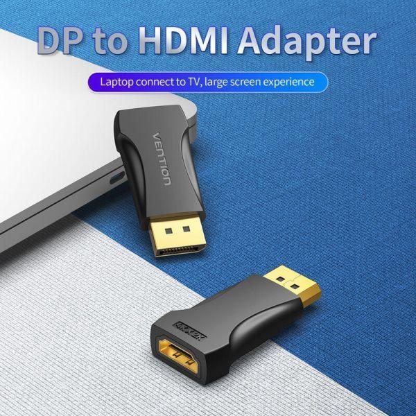 Adaptador DisplayPort para HDMI VENTION HBPB0 (DisplayPort 1.2 macho - HDMI 2.0 fêmea - Preto) — miniatura 2