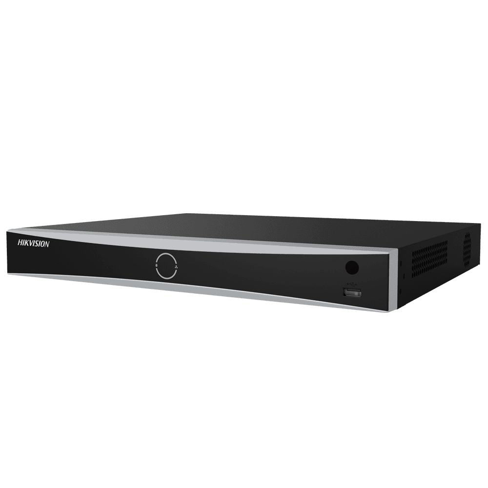 Gravador NVR HIKVISION DS-7616NXI-K2/16P(D) (16 Canais - PoE 200 W - 4K - Preto)