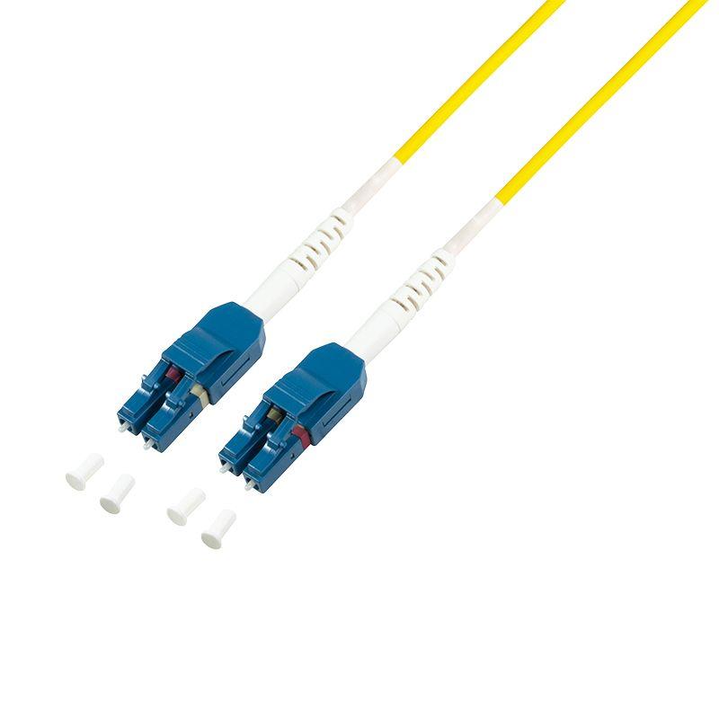 Cabo de Fibra Óptica LOGILINK FP0UB15 (LC Duplex Uniboot OS2 15 m - Amarelo)