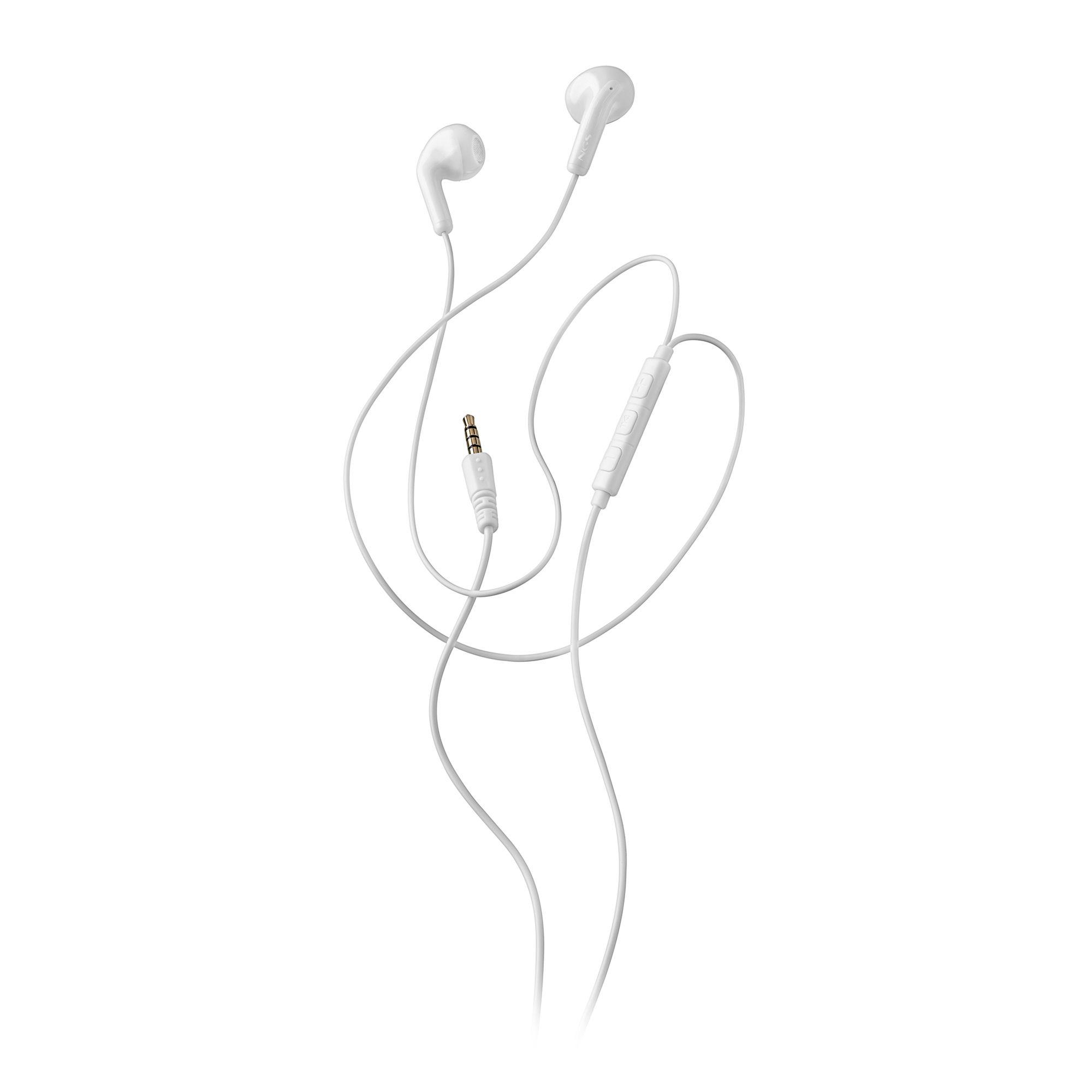 Auscultadores NGS Cross Flip (Binaural - Com fios - Intra-aural - Branco), miniatura 4