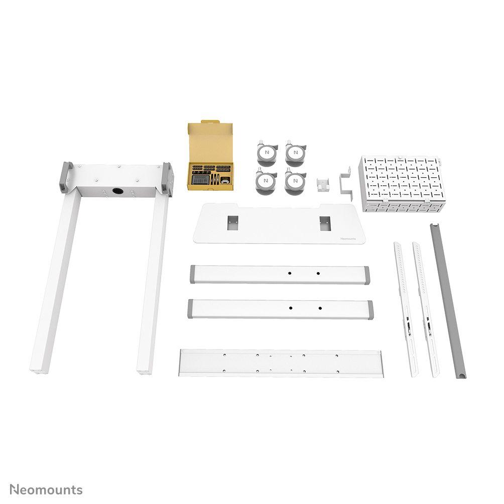Suporte de Chão Móvel para TV NEOMOUNTS FL55-875WH1 (55"-100" - Ajuste Elétrico - 110 kg - Branco), miniatura 11