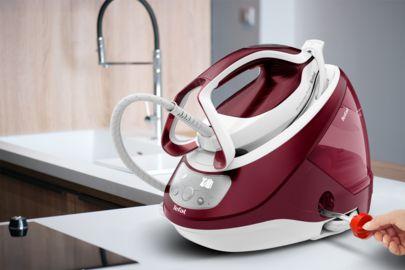 Centro de Engomar TEFAL GV9220 (2600 W - 135 g/min - 540 g/min - Bordô e Branco), miniatura 2