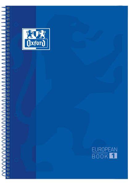 Caderno Espiral OXFORD Europeanbook 1 (Azul-Marinho)
