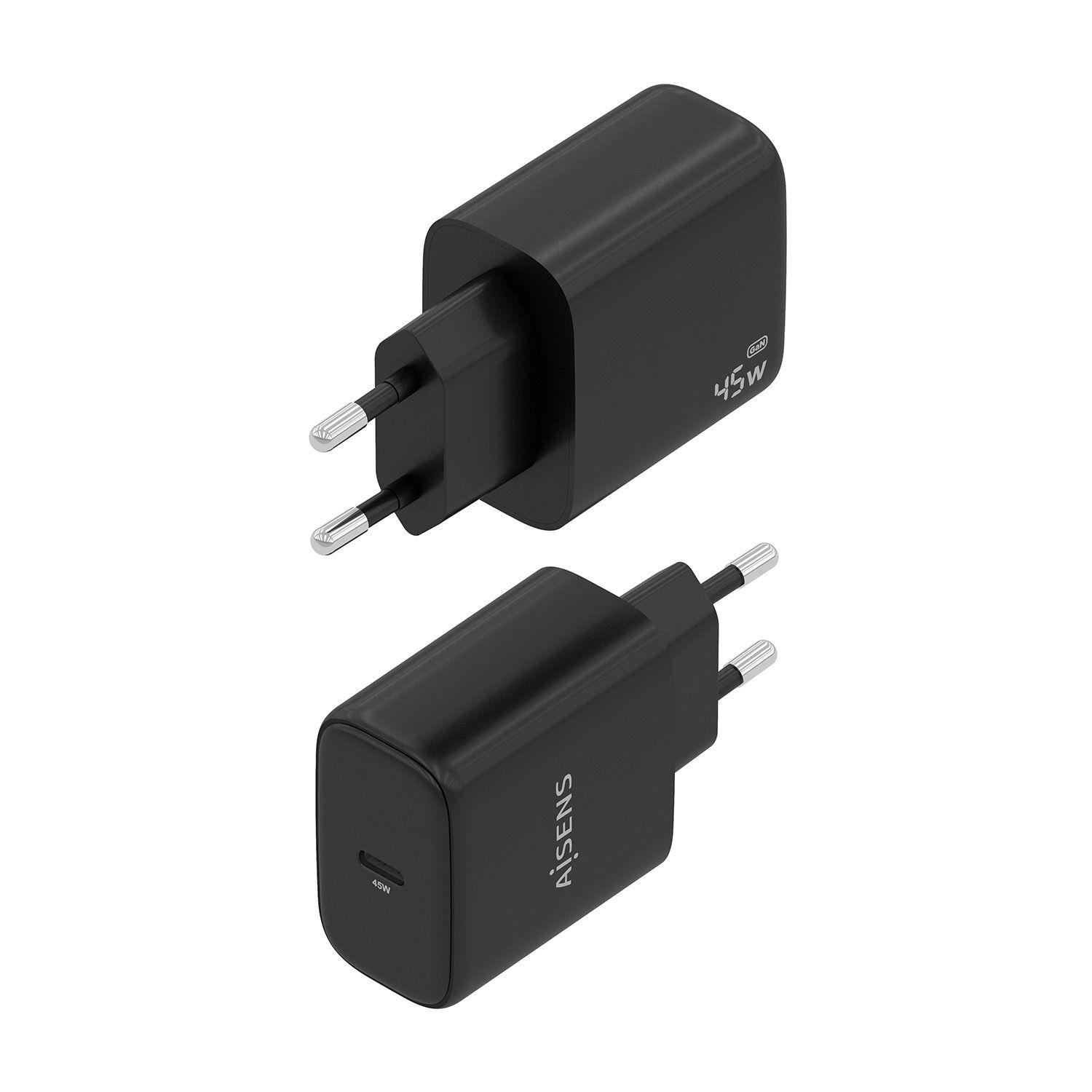 Carregador USB-C AISENS A110-0970 (45 W - Preto), miniatura 3