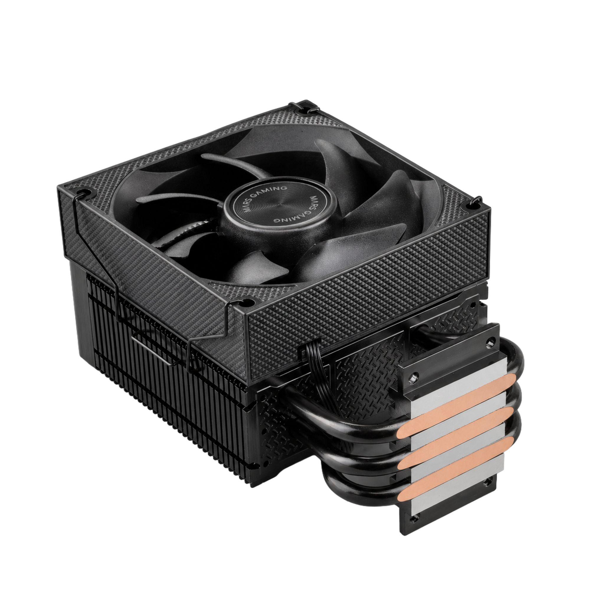Dissipador CPU MARS GAMING MCPU-XPRO (Tripla torre - 90 mm - Altura 13,6 cm - Preto) — miniatura 9