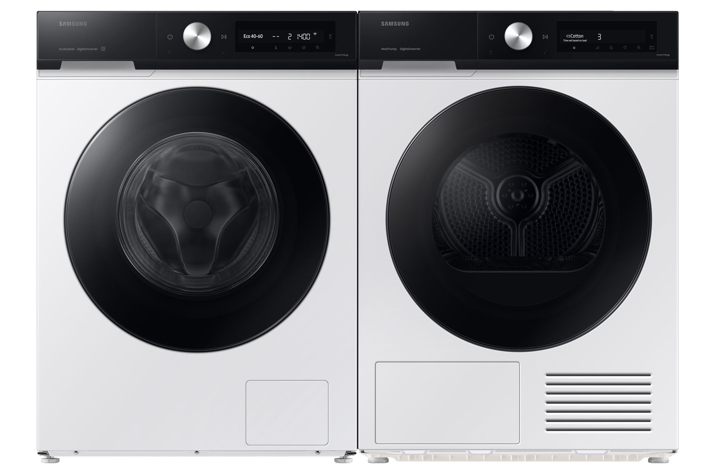 Máquina de Lavar Roupa Independente SAMSUNG WW90DB7U94GEU3 (1400 RPM - B - A - Branco) — miniatura 4
