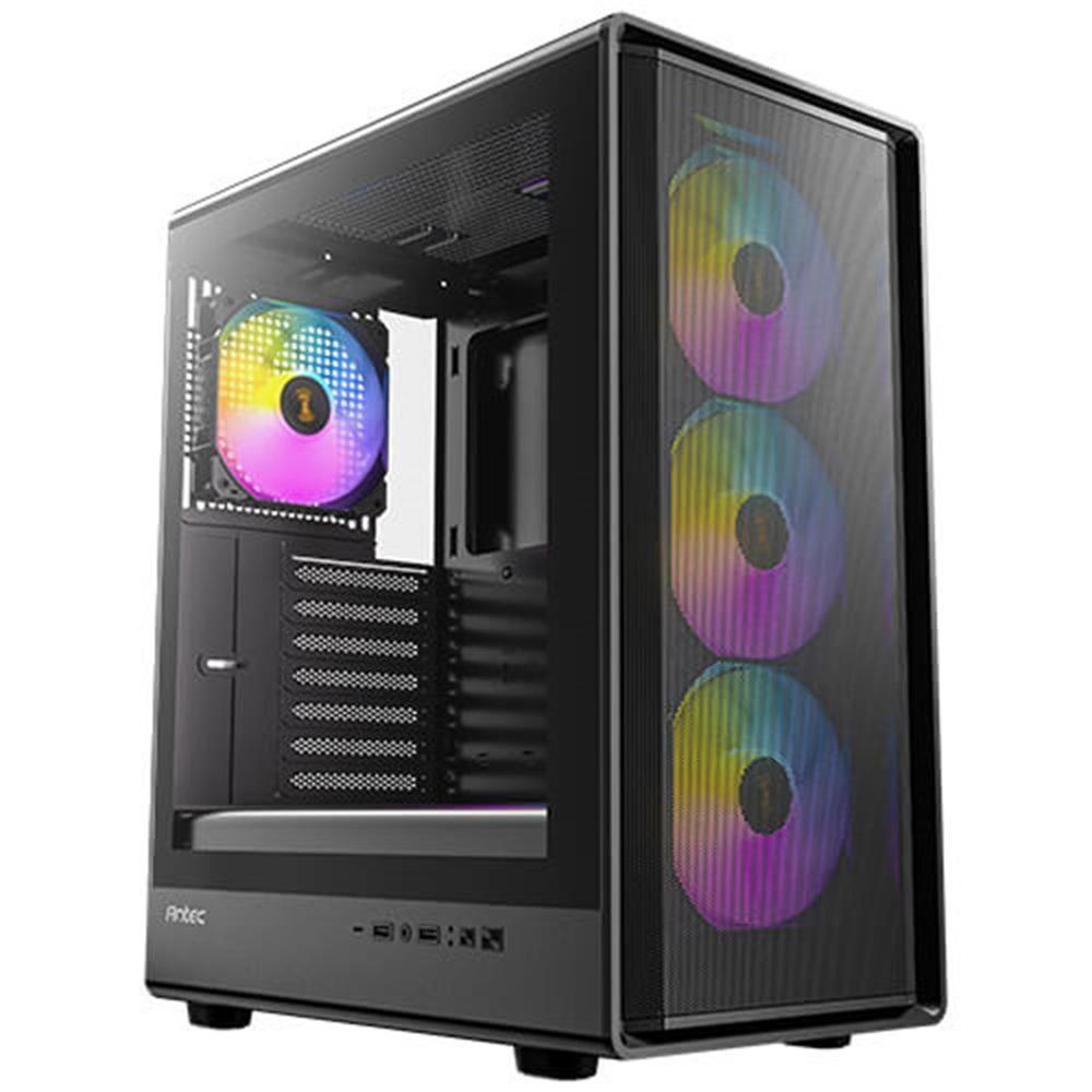 Caixa PC ANTEC P6 Neo ARGB (Midi Tower - ATX, Micro-ATX e Mini-ITX - Não incluída - Preto)