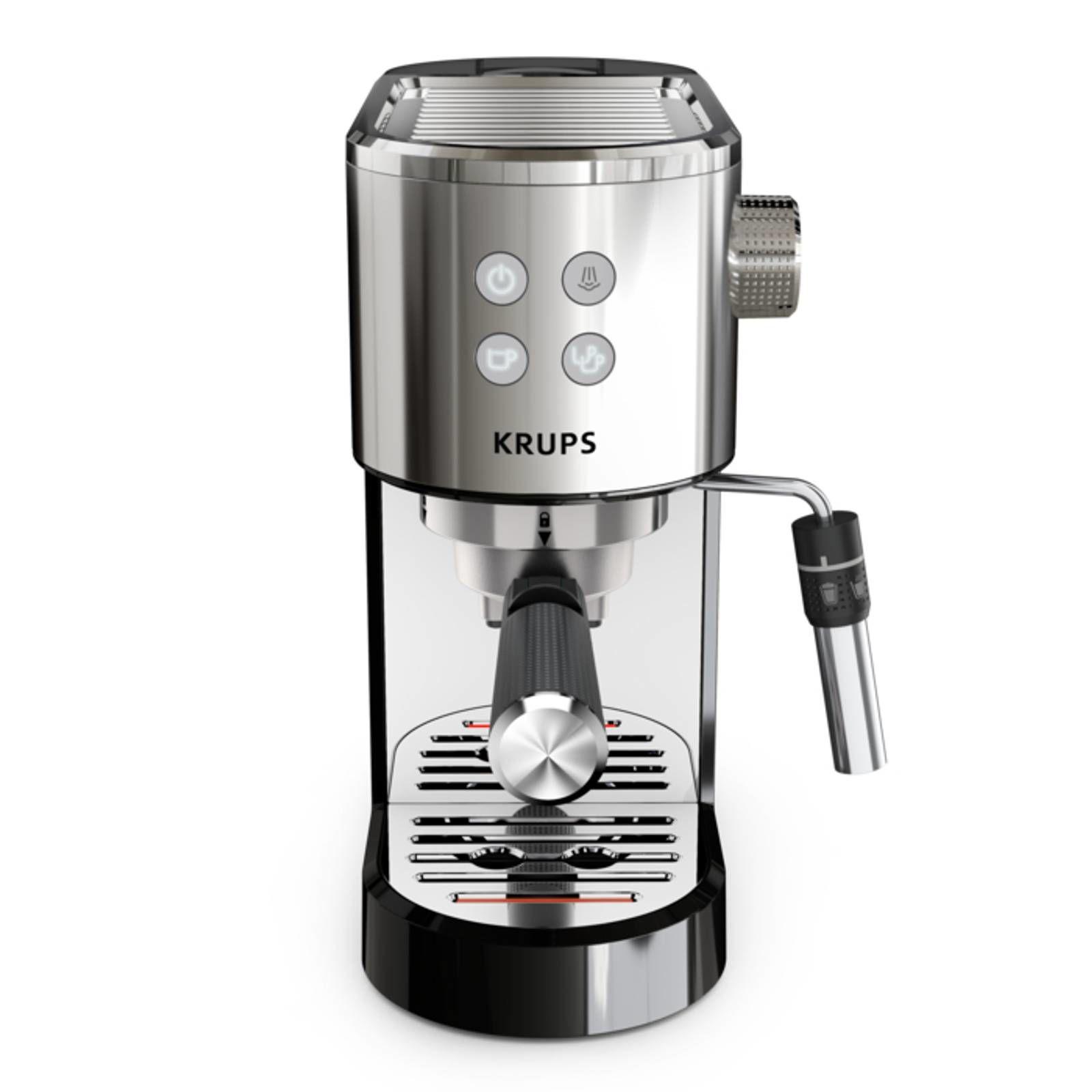 Máquina de Café Expresso KRUPS Virtuoso XP444C10 (Café moído - 1350 W - 15 bar - Aço inoxidável), miniatura 2