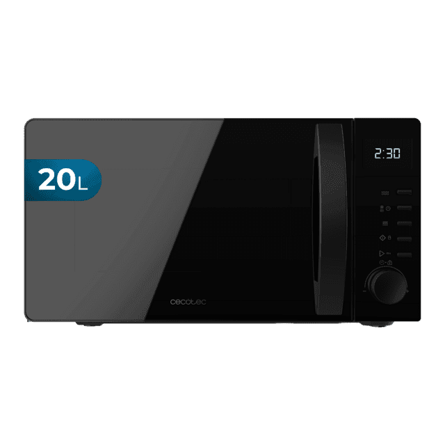 Micro-ondas CECOTEC Proclean 5005 (700 W - 20 l - Sem grill - Preto)
