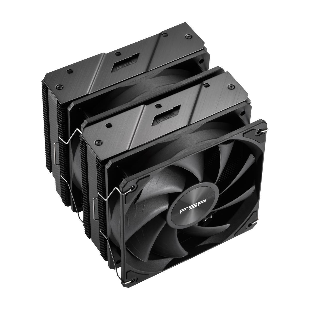 Cooler CPU FSP MP7-B (12 cm - 2 ventoinhas - 1800 RPM - Preto), miniatura 6