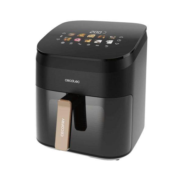 Fritadeira de Ar Quente CECOTEC Cecofry&Grill Smokin' 6500 (2200 W - 200 °C - 40 °C - Preto e Castanho), miniatura 2