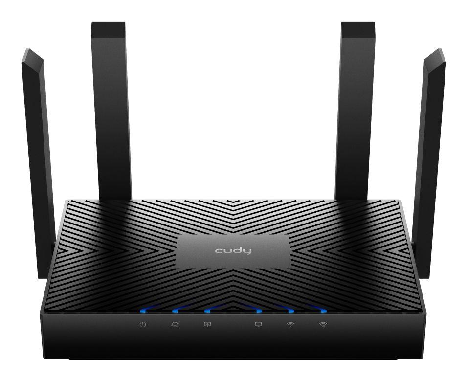 Router CUDY WR3000 (Wi-Fi 6 - 2402 Mbit/s - Dual-band - Preto)