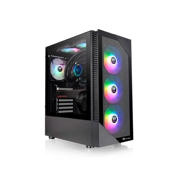 Caixa PC THERMALTAKE View 200 TG ARGB (ATX, micro ATX, Mini-ITX - PS2 - Midi Tower - Preto) — miniatura 2