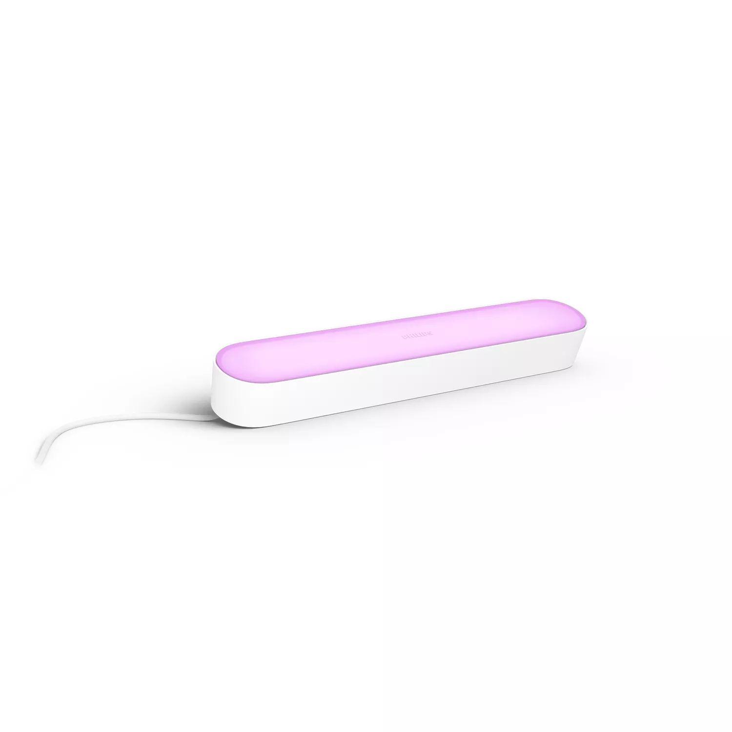 Barra de Luz LED Inteligente PHILIPS Hue Play 1x Extension (Sintético - Branco)