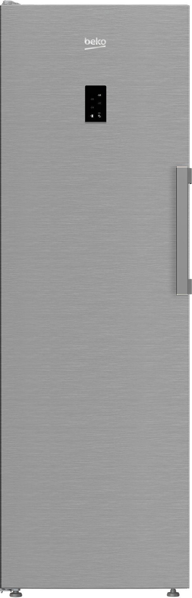 Arca Congeladora Vertical Independente BEKO B3RMFNE314XB (Altura 186,5 cm - 60 cm - 187 cm - Inox)