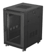 Armário Rack de Chão LANBERG FF01-6818-23B (19" - 18U - 600 x 800 mm - Preto)