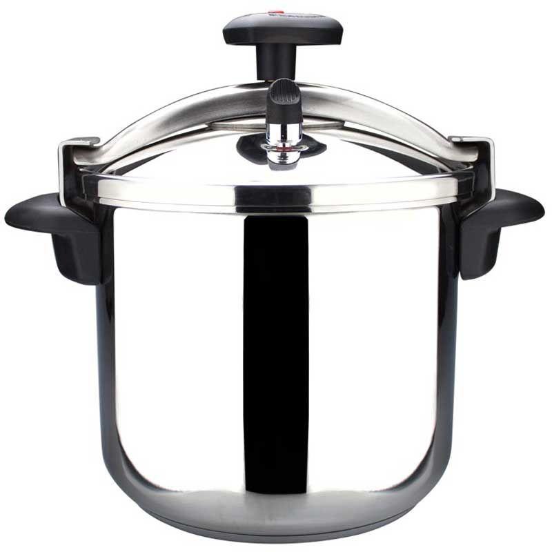Panela de Pressão MAGEFESA Star Reta (Preto/Inox)