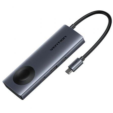 Docking Station USB-C VENTION TPMHB (Cinzento)